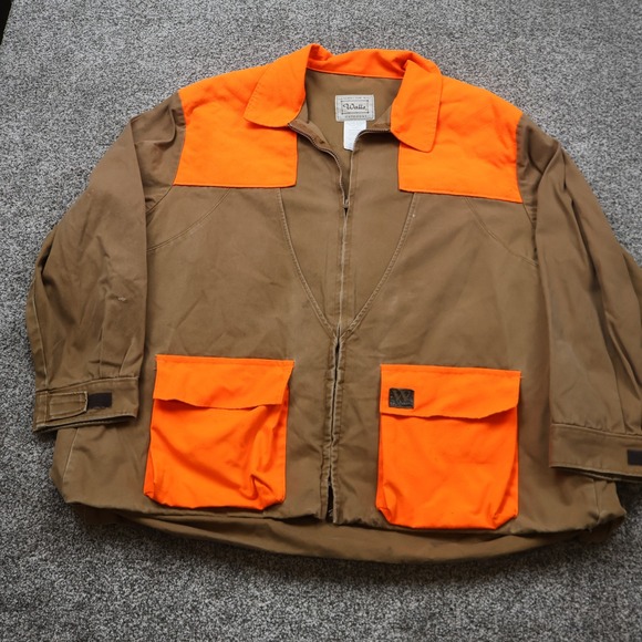 Walls Jacket Men's 3XL Orange Brown Duck Barn Coat Hunting Outdoors - Picture 1 of 12